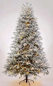 ИЗУМРУДНАЯ ЗАСНЕЖЕННАЯ С ОСВЕЩЕНИЕМ 150 см - Купить в Москве